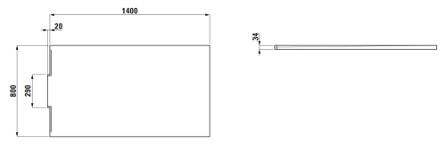 Laufen Nia 140x80 cm Marbond zuhanytálca, antracit H2100340780001