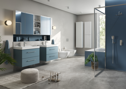 Cersanit Larga walk-in zuhanyfal 120 cm, króm S932-137