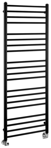 Sapho DINA 500x1440 mm fürdőszobai radiátor, matt fekete IR369B