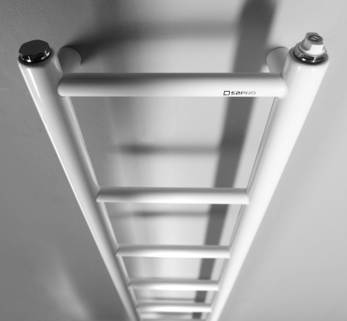 Sapho DINA 250x1680 mm fürdőszobai radiátor, fehér IR377TW