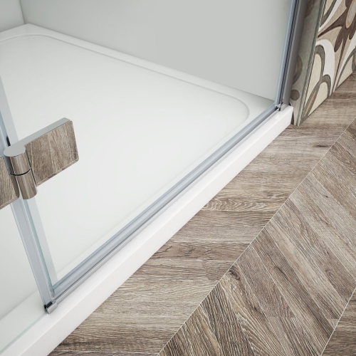 Sapho TRINITY CHROME 90 cm balos zuhanyajtó transzparent üveggel, króm GT1290CL-CH