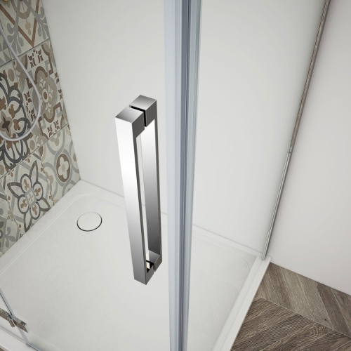 Sapho TRINITY CHROME 90 cm balos zuhanyajtó transzparent üveggel, króm GT1290CL-CH