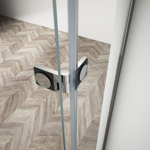 Sapho TRINITY CHROME 90 cm balos zuhanyajtó transzparent üveggel, króm GT1290CL-CH