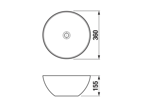 Jika Astra pultra építhető mosdó 36 cm, matt fehér H8183657571121