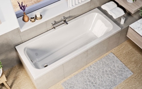 Niwell Poli 150x70 cm egyenes kád WANW.POL.150.070.WH