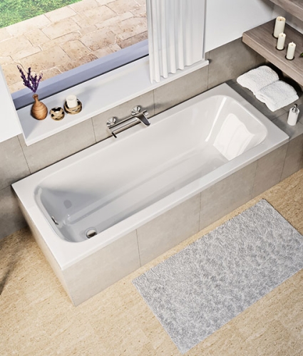 Niwell Poli 170x70 cm egyenes kád WANW.POL.170.070.WH