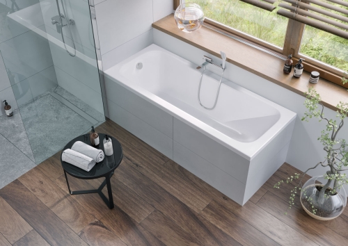 Niwell Poli 180x75 cm egyenes kád WANW.POL.180.075.WH