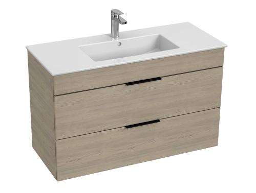 Jika Cube alsószekrény 100x43 cm-es mosdóval, kőris H4536521765141
