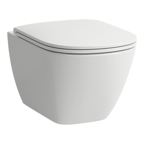 Laufen Lua rimless csendes öblítésű fali wc, fehér H8210800000001