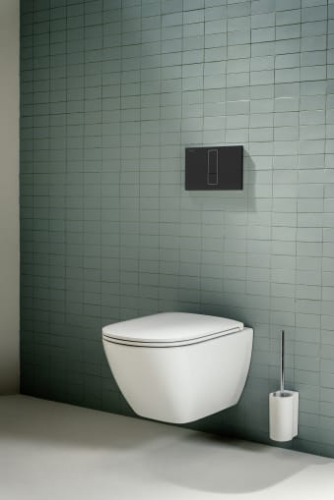 Laufen Lua rimless csendes öblítésű fali wc LCC felülettel, fehér H8210804000001