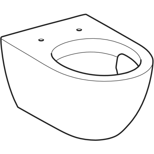 Geberit Acanto TurboFlush mélyöblítésű fali WC, KeraTect fehér 502.717.00.8