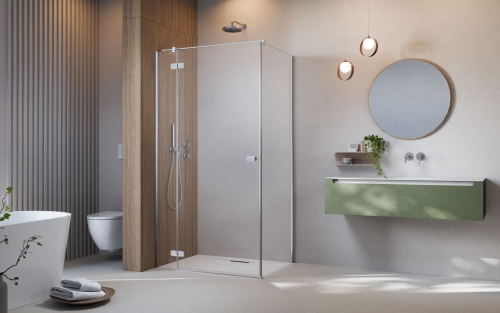 Radaway Fuenta KDJ S1 90 cm oldalfal, króm 1384050-01-01