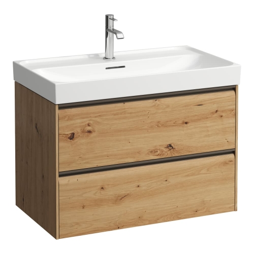 Laufen Meda alsószekrény 800 mm, 2 fiókkal, H810117 mosdóhoz, vad tölgy H4216120112671
