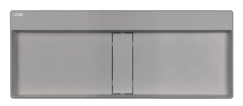 Deante Blur Gránit pultra tehető mosdókagyló lefolyófedéllel 100x40 cm, metál szürke CQB_SU1S