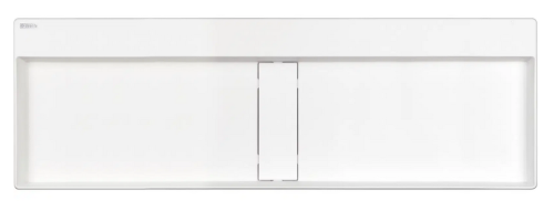 Deante Blur Gránit pultra tehető mosdókagyló lefolyófedéllel 120x40 cm, alabástrom CQB_AU2S