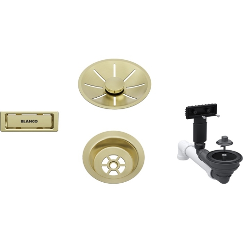BLANCO lefolyó szett 1x3,5 InFino satin gold 207423