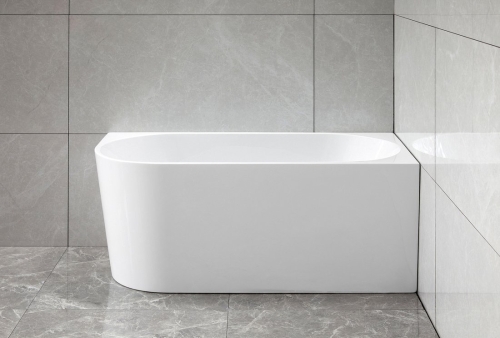 Sapho AQUALINE TIBERA R 150x75 cm jobbos szabadon álló akril kád, fehér E1037