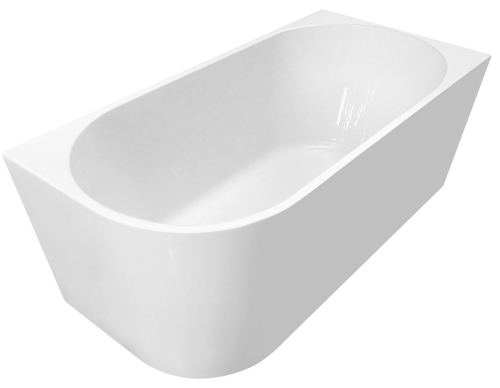 Sapho AQUALINE TIBERA R 150x75 cm jobbos szabadon álló akril kád, fehér E1037
