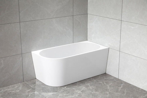 Sapho AQUALINE TIBERA R 150x75 cm jobbos szabadon álló akril kád, fehér E1037