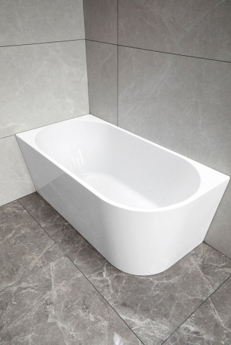 Sapho AQUALINE TIBERA L 150x75 cm balos szabadon álló akril kád, fehér E1047