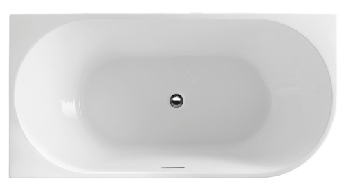 Sapho AQUALINE TIBERA L 150x75 cm balos szabadon álló akril kád, fehér E1047