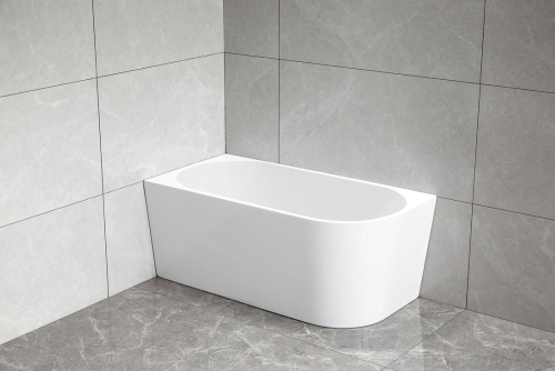 Sapho AQUALINE TIBERA L 150x75 cm balos szabadon álló akril kád, fehér E1047