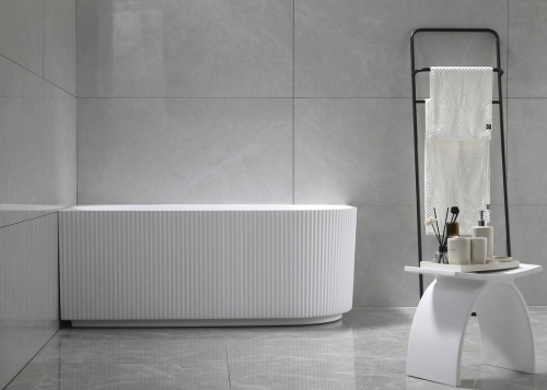 Sapho AQUALINE TIBERA STRIP L 170x80 cm balos szabadon álló akril kád, fehér E1026G