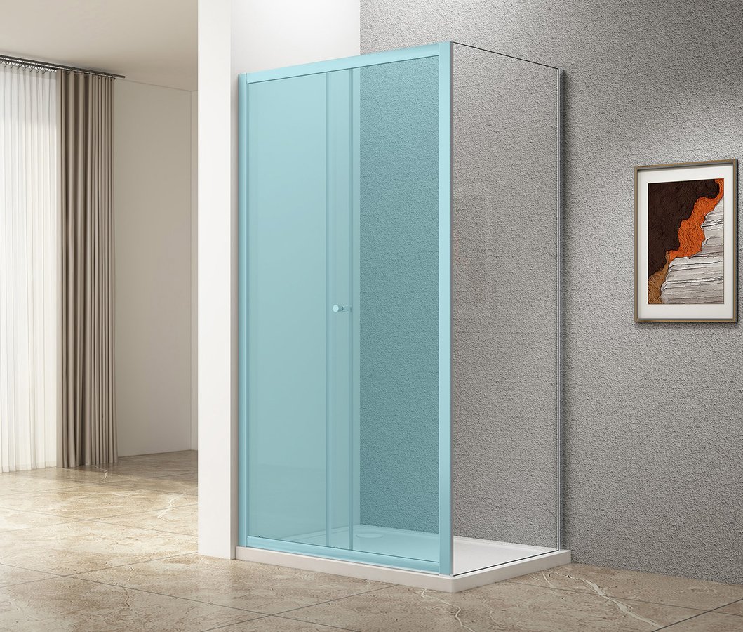 Sapho AQUALINE UGGA 90 cm oldalfal transzparent üveggel, króm ATP90