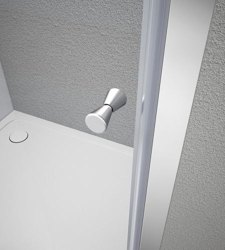 Sapho AQUALINE UGGA 100x80 cm zuhanykabin transzparent üveggel, króm ATS100-01