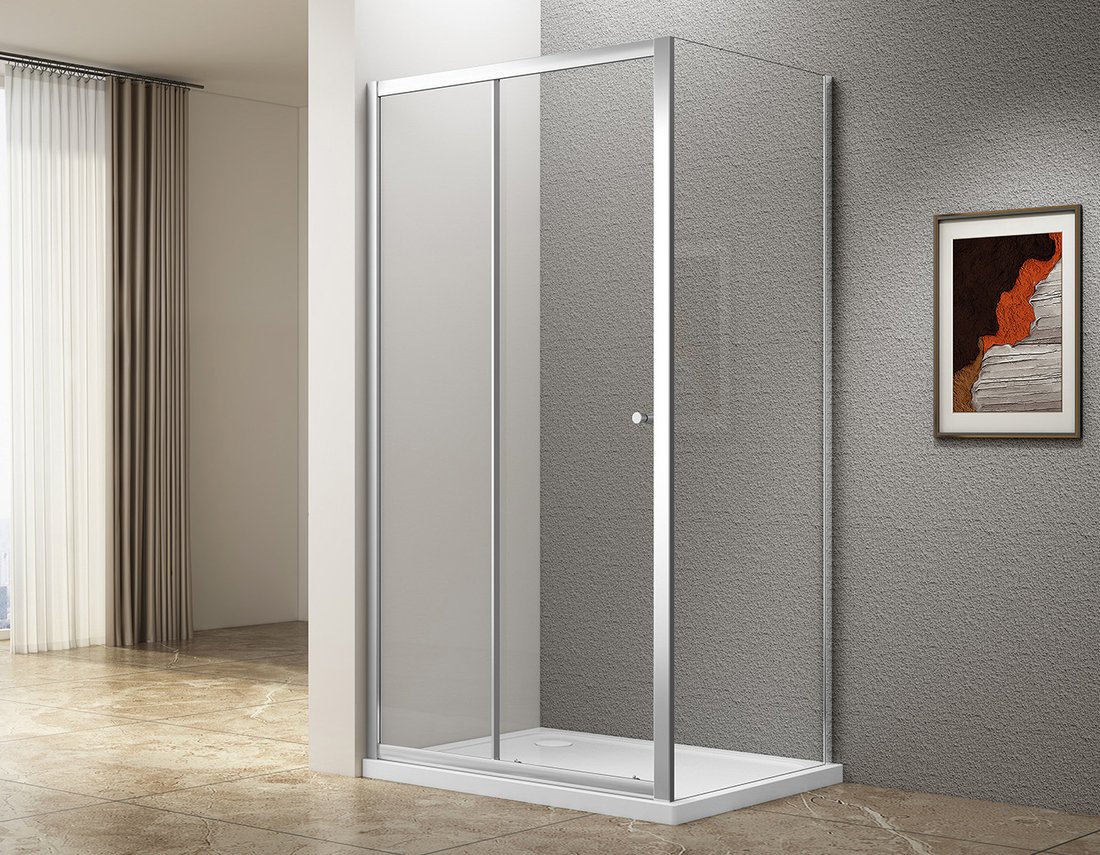 Sapho AQUALINE UGGA 110x80 cm zuhanykabin transzparent üveggel, króm ATS110-01