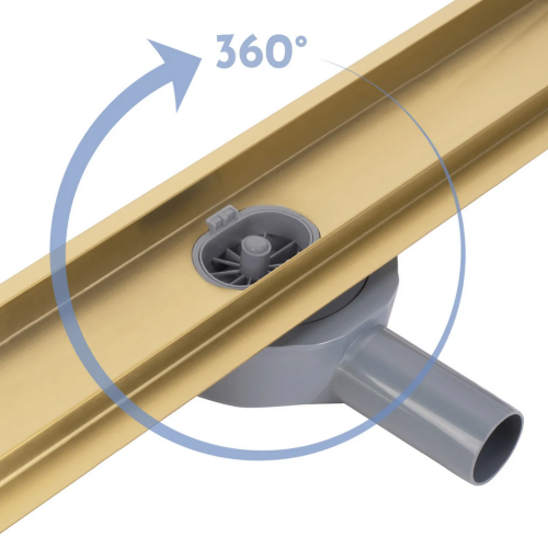 REA Neox pro Brush Gold 90 cm zuhanyfolyóka REA-G2704