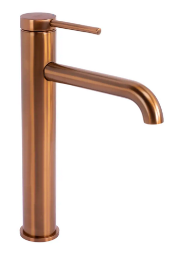 Rea Spot Copper Brush magasított mosdó csaptelep, szálcsiszolt réz REA-B2069