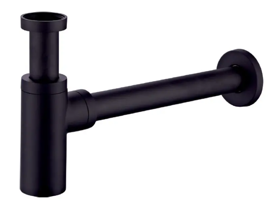 Kielle dizájn mosdó szifon, matt fekete 30901044