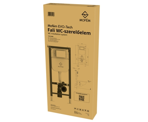 Mofém EVO-Tech fali wc szerelőelem 731012800