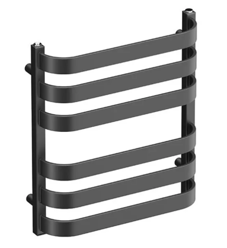 Radeco BILLY 1 csőradiátor 595X530 mm 298W, fekete (RAL 9005)