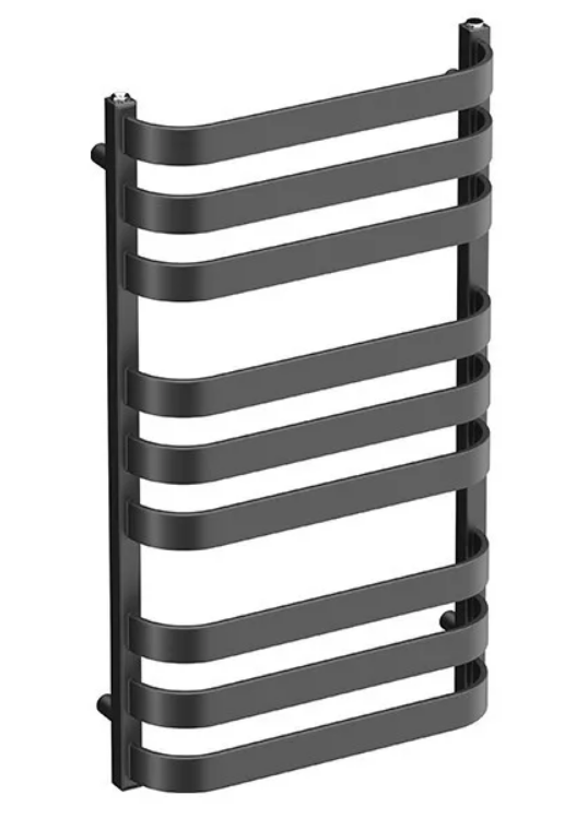 Radeco BILLY 2 csőradiátor 930X530 mm 452W, fekete (RAL 9005)