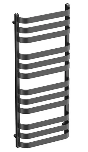 Radeco BILLY 3 csőradiátor 1265X530 mm 595W, fekete (RAL 9005)