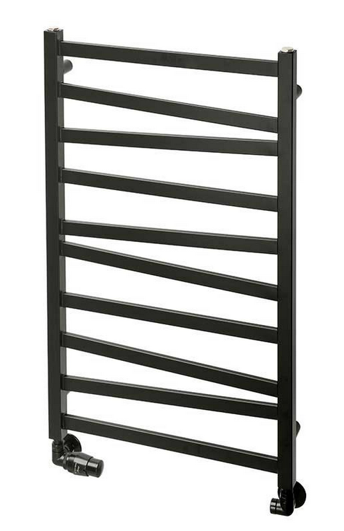 Radeco River 3 fürdőszobai radiátor 1130X530 mm 434 W, fekete (RAL 9005)