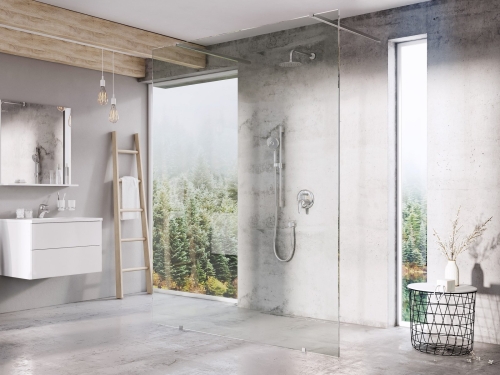 Ravak Free 120 cm Walk-In zuhanyfal, krómhatású GW9FG0C0SZ1