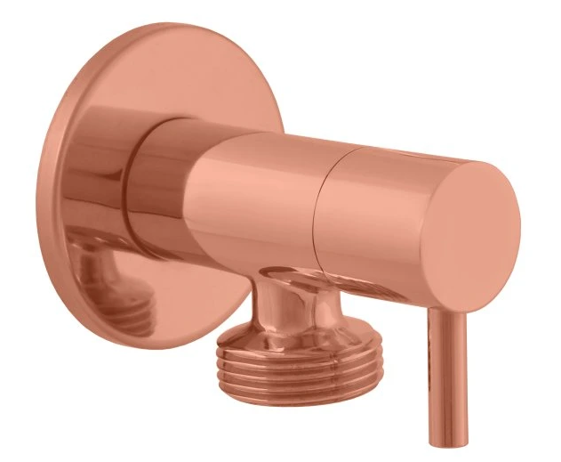 Rav Slezák mosgép sarok szelep, szálcsiszolt rose gold RV0234ZRK