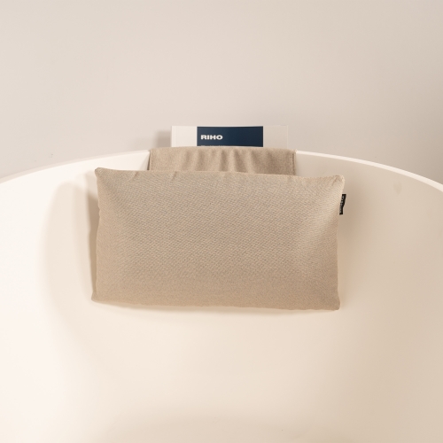 Riho univerzális fejpárna újságtartóval, bézs 220367