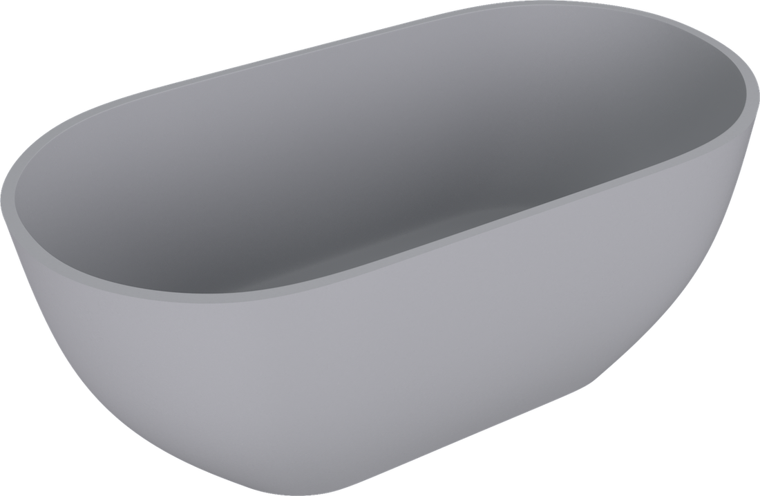 Sapho POLYSAN REDUTA 171x81 cm szabadon álló kád, matt szürke 71842.31