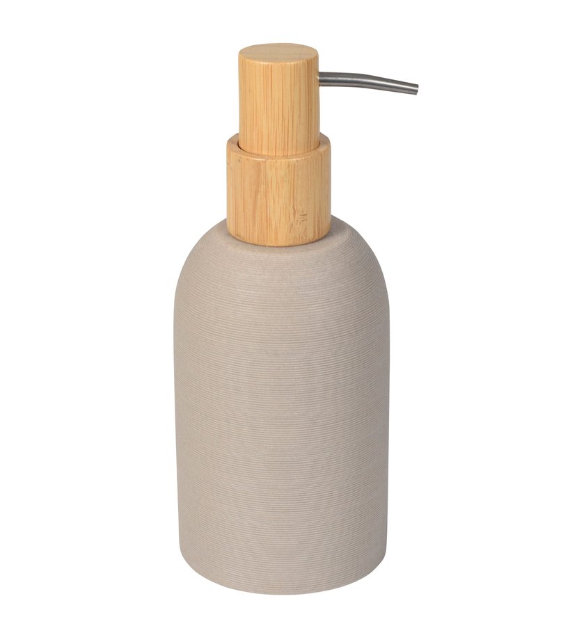 Sapho RIKO álló szappanadagoló, bézs/bambusz 8575