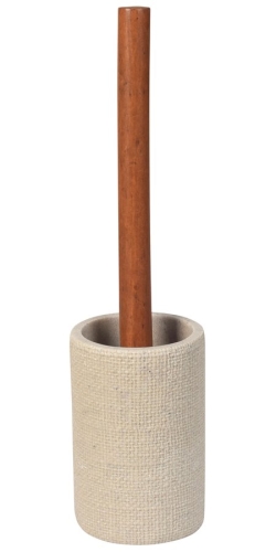 Sapho CRAFT álló WC-kefe, bézs/akác 8568