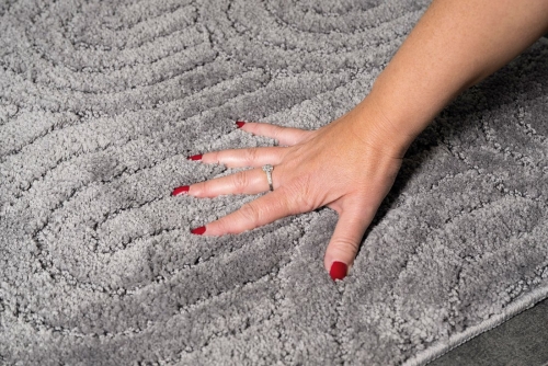 Sapho AQUALINE RIST 50x80 cm fürdőszobai kilépőszőnyeg, szürke NI8593