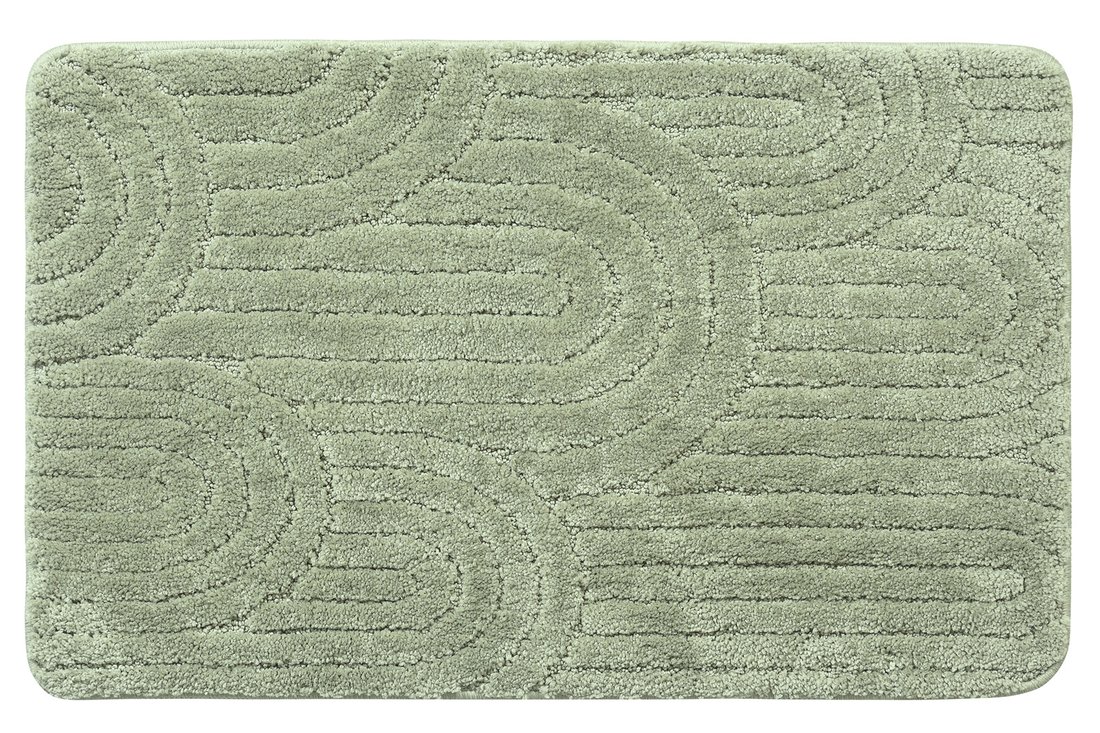Sapho AQUALINE RIST 50x80 cm fürdőszobai kilépőszőnyeg, zöld NI8594