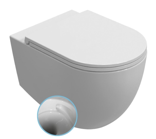 Sapho ISVEA INFINITY Vortex fali WC, fehér 10NF02003