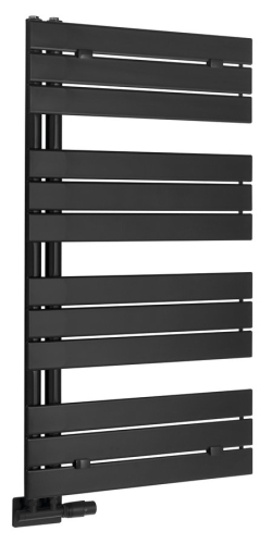 Sapho AQUALINE MYTHOS 500x1130 mm fürdőszobai radiátor, matt fekete LLM511B