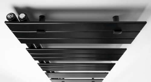 Sapho AQUALINE MYTHOS 500x1430 mm fürdőszobai radiátor, matt fekete LLM514B