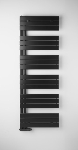 Sapho AQUALINE MYTHOS 500x1730 mm fürdőszobai radiátor, matt fekete LLM517B